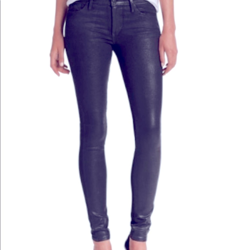 Joes jeans wax coated skinny jeans